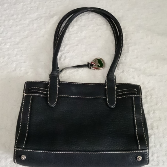 Dooney & Bourke Mini East/West Leather Tassel Tote Purse Bag - Picture 6 of 15
